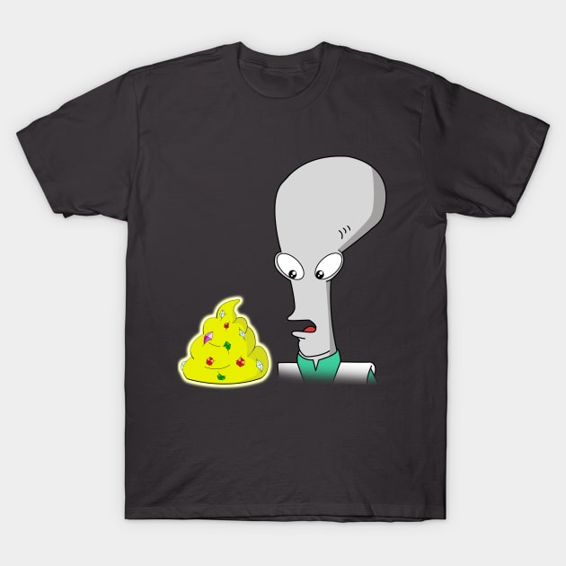 The Golden Turd T-Shirt by Galumpafoot